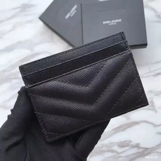 MATELASSÉ CASSANDRE CARD YSL CASE 0518